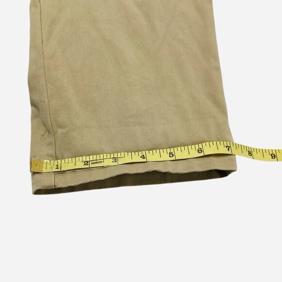 NWT St Johns Bay Chino Straight Pants Womens 12 Beige Khaki High-Rise - Picture 6 of 10